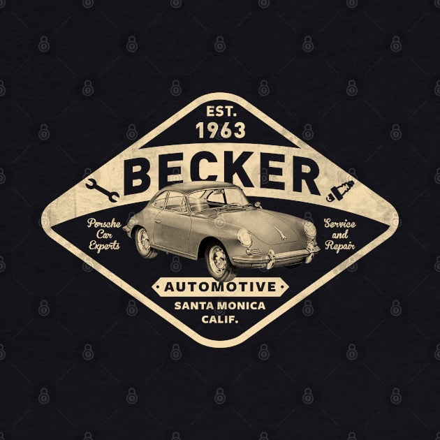 Becker Porsche 2 by Buck Tee by Buck Tee